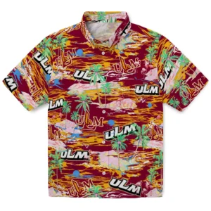 Louisiana-Monroe Warhawks Flamingo Retreat 2026 Hawaiian Shirt