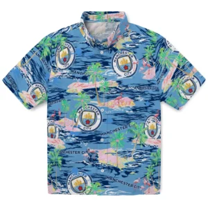 Manchester City Flamingo Retreat 2026 Hawaiian Shirt
