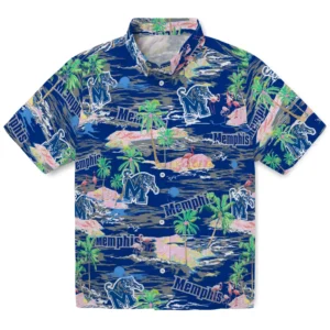 Memphis Tigers Flamingo Retreat 2026 Hawaiian Shirt