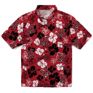 MiamiHawks Hibiscus Bloom Hawaiian Shirt