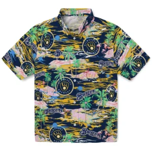 Milwaukee Brewers Flamingo Retreat 2026 Hawaiian Shirt