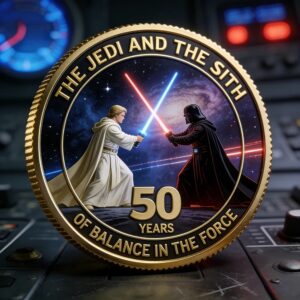 Star Wars The Jedi And The Sith 50Th Anniversary Commemorative Coin