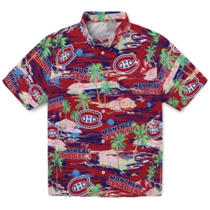 Montreal Canadiens Flamingo Retreat 2026 Hawaiian Shirt
