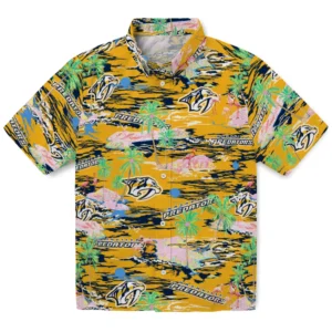 Nashville Predators Flamingo Retreat 2026 Hawaiian Shirt