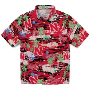 Nebraska Cornhuskers Flamingo Retreat 2026 Hawaiian Shirt