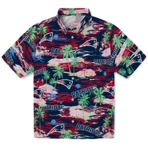 New England Patriots Flamingo Retreat 2026 Hawaiian Shirt