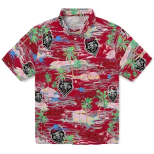 New Mexico Lobos Flamingo Retreat 2026 Hawaiian Shirt