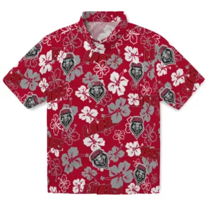 New Mexico Lobos Hibiscus Bloom Hawaiian Shirt