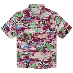New Mexico State Aggies Flamingo Retreat 2026 Hawaiian Shirt