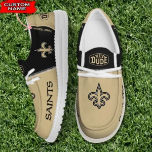 New Orleans Saints Custom Name Teams 2026 Hey Dude Shoes