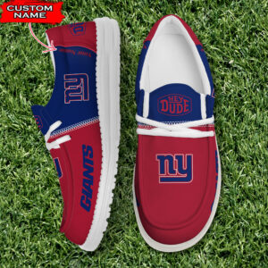 New York Giants Custom Name Teams 2026 Hey Dude Shoes