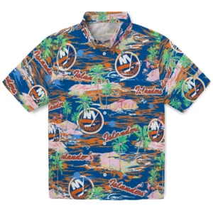 New York Islanders Flamingo Retreat 2026 Hawaiian Shirt