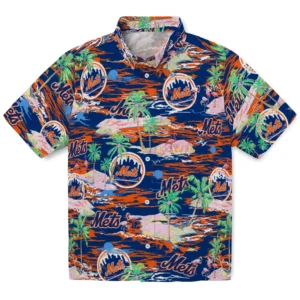 New York Mets Flamingo Retreat 2026 Hawaiian Shirt