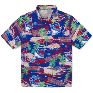 New York Rangers Flamingo Retreat 2026 Hawaiian Shirt