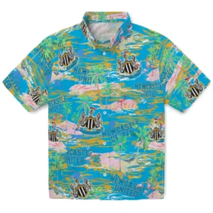 Newcastle United Flamingo Retreat 2026 Hawaiian Shirt