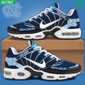 Custom Name North Carolina Tar Heels 2026 Air Max Shoes Air Cushion Sneakers