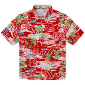 Nottingham Forest Flamingo Retreat 2026 Hawaiian Shirt