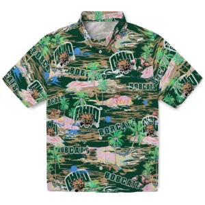 Ohio Bobcats Flamingo Retreat 2026 Hawaiian Shirt