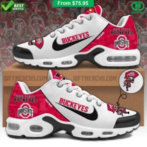 Custom Name Ohio State Buckeyes 2026 Air Max Shoes Air Cushion Sneakers