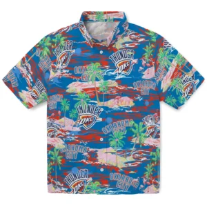 Oklahoma City Thunder Flamingo Retreat 2026 Hawaiian Shirt