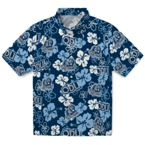 Old Dominion Monarchs Hibiscus Bloom Hawaiian Shirt