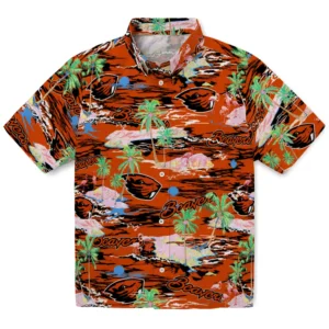 Oregon State Beavers Flamingo Retreat 2026 Hawaiian Shirt