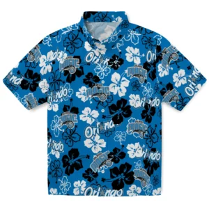 Orlando Magic Hibiscus Bloom Hawaiian Shirt