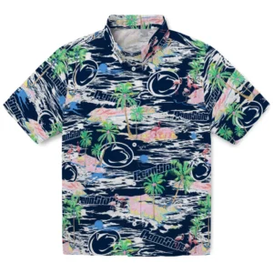Penn State Nittany Lions Flamingo Retreat 2026 Hawaiian Shirt