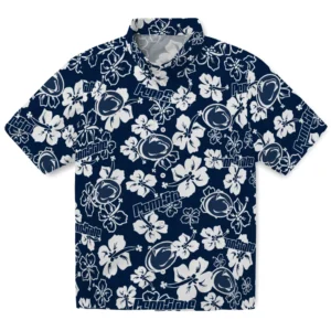 Penn State Nittany Lions Hibiscus Bloom Hawaiian Shirt