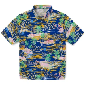 Pittsburgh Panthers Flamingo Retreat 2026 Hawaiian Shirt