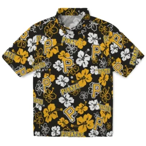 Pittsburgh Pirates Hibiscus Bloom Hawaiian Shirt