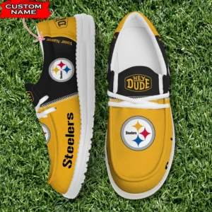 Pittsburgh Steelers Custom Name Teams 2026 Hey Dude Shoes