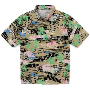 Purdue Boilermakers Flamingo Retreat 2026 Hawaiian Shirt