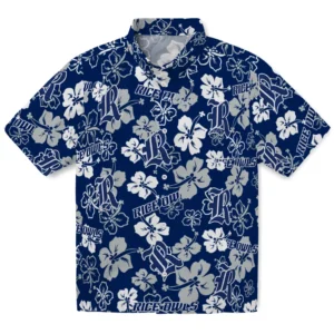 Rice Owls Hibiscus Bloom Hawaiian Shirt