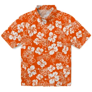 Sam Houston Bearkats Hibiscus Bloom Hawaiian Shirt