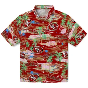 San Francisco 49ers Flamingo Retreat 2026 Hawaiian Shirt