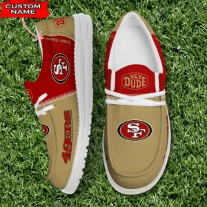 San Francisco 49ers Custom Name Teams 2026 Hey Dude Shoes