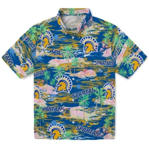 San Jose State Spartans Flamingo Retreat 2026 Hawaiian Shirt