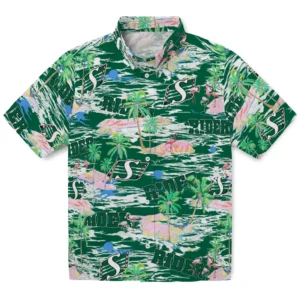 Saskatchewan Roughriders Flamingo Retreat 2026 Hawaiian Shirt