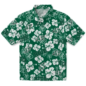 Saskatchewan Roughriders Hibiscus Bloom Hawaiian Shirt