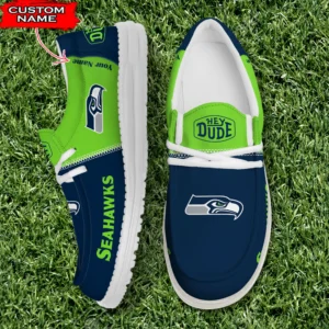 Seattle Seahawks Custom Name Teams 2026 Hey Dude Shoes
