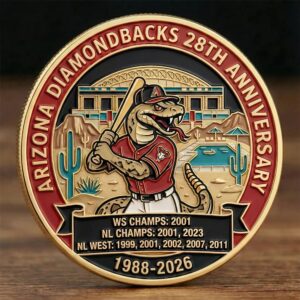 Arizona Diamondbacks 28Th Anniversary Commemorative Coin 2026
