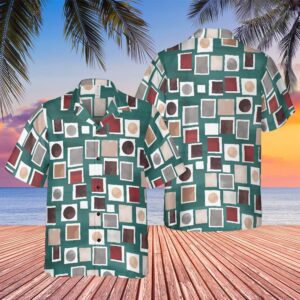 The Sopranos Tony Soprano Square Hem And Eye-Catching Geometric Pattern Hawaiian Shirt