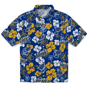 St. Louiss Hibiscus Bloom Hawaiian Shirt