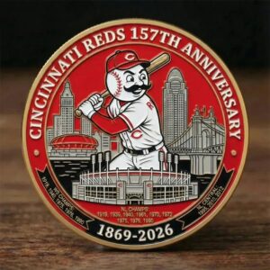 Cincinnati Reds 157Th Anniversary Commemorative Coin 2026