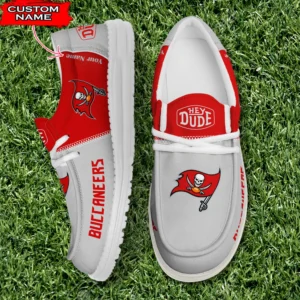 Tampa Bay Buccaneers Custom Name Teams 2026 Hey Dude Shoes
