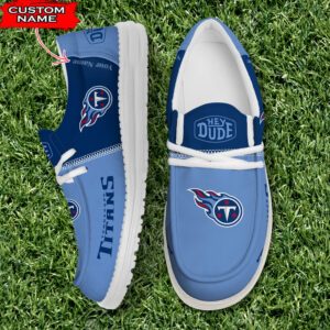 Tennessee Titans Custom Name Teams 2026 Hey Dude Shoes