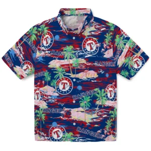 Texas Rangers Flamingo Retreat 2026 Hawaiian Shirt