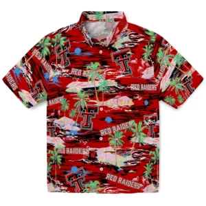 Texas Tech Raiders Flamingo Retreat 2026 Hawaiian Shirt
