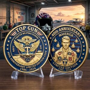 Top Gun Maverick And F 14 Tomcat 40Th Anniversary Challenge Coin 2026